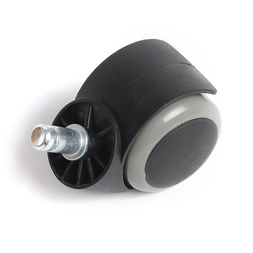 5Pcs Office Chair Roller 2" Swivel Caster Wheels Universal Furniture Casters - Grey
