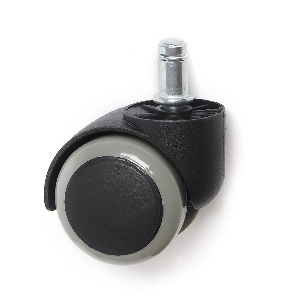 5Pcs Office Chair Roller 2" Swivel Caster Wheels Universal Furniture Casters - Grey