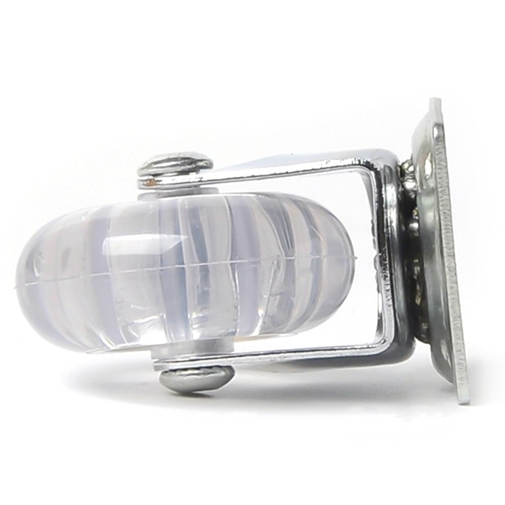 4Pcs Universal Wheels 2" Transparent Swivel Caster Wheels Omni-directional Trolley Caster Furniture Casters