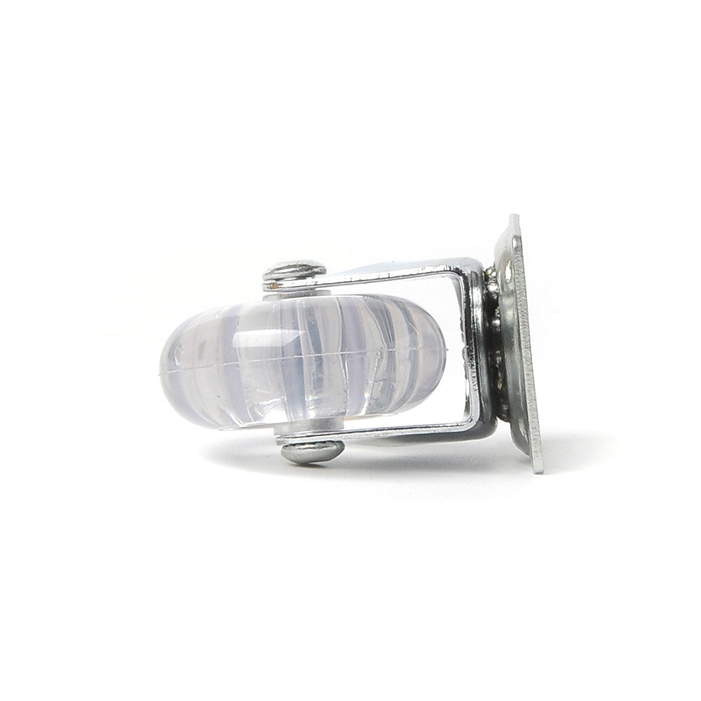 4Pcs Universal Wheels 2" Transparent Swivel Caster Wheels Omni-directional Trolley Caster Furniture Casters