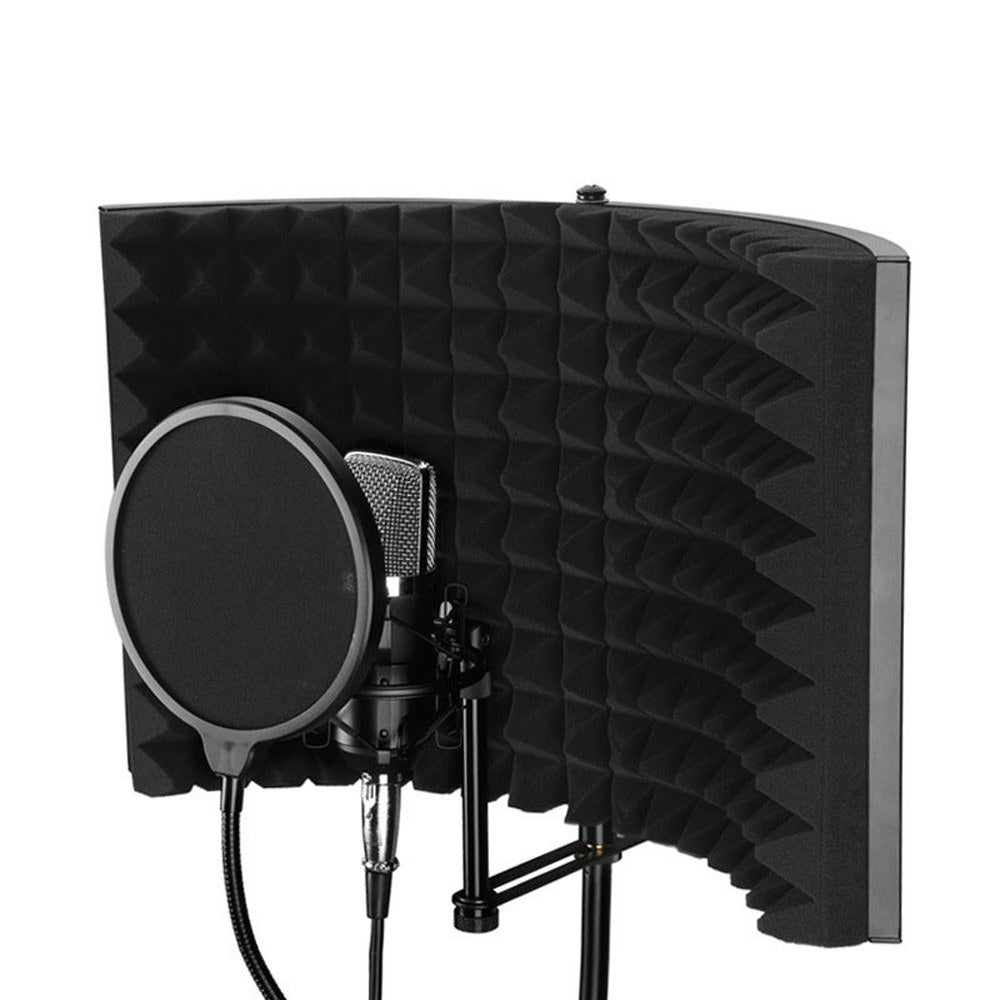 Microphone Wind Screen Board Sound-absorbing Cover Microphone Sound Insulation Screen Sound-proof Plate - 2 Plates
