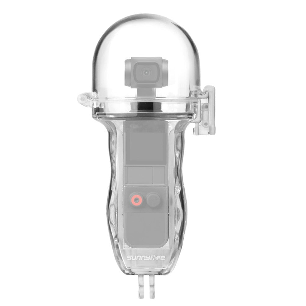 Dive Case Housing 60M Depth Waterproof Cameras Case Protective Diving Cover for Osmo Pocket Camera - Transparent