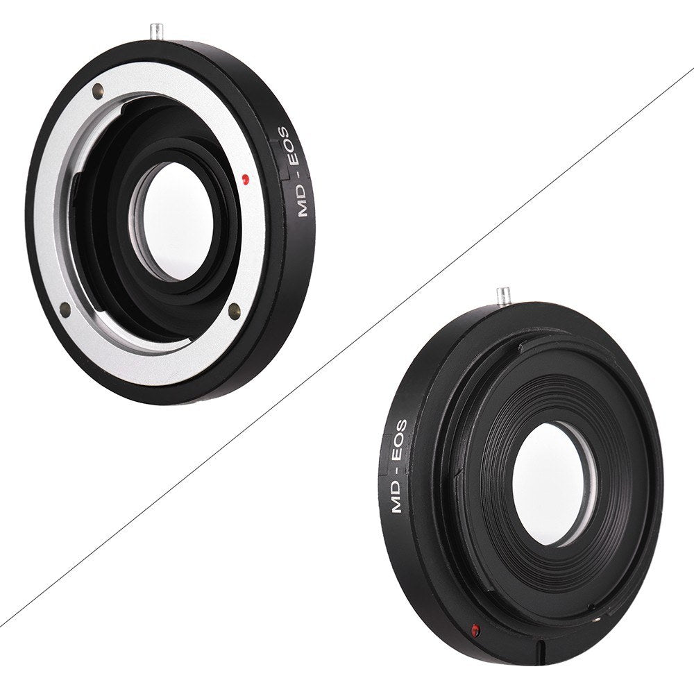 Uniqkart for Canon EOS EF Camera Focus Infinity MD-EOS Lens Mount Adapter Ring with Corrective Lens