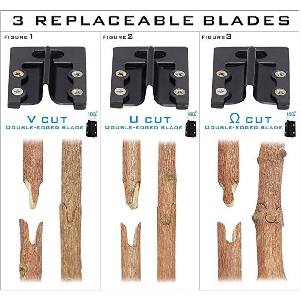 Professional Pruning Shears Cutting Tools Kit Household Garden Fruit Tree Grafting Tool Set