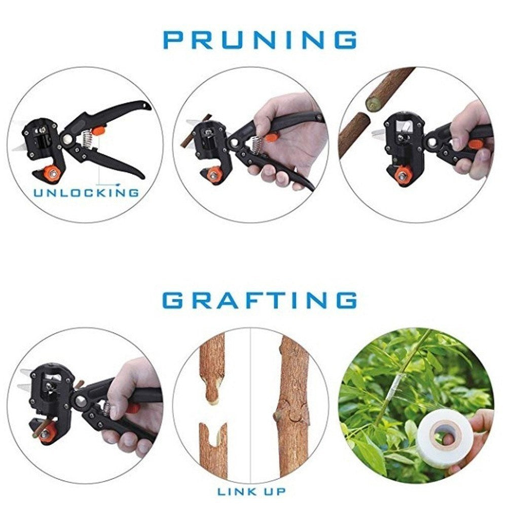 Professional Pruning Shears Cutting Tools Kit Household Garden Fruit Tree Grafting Tool Set