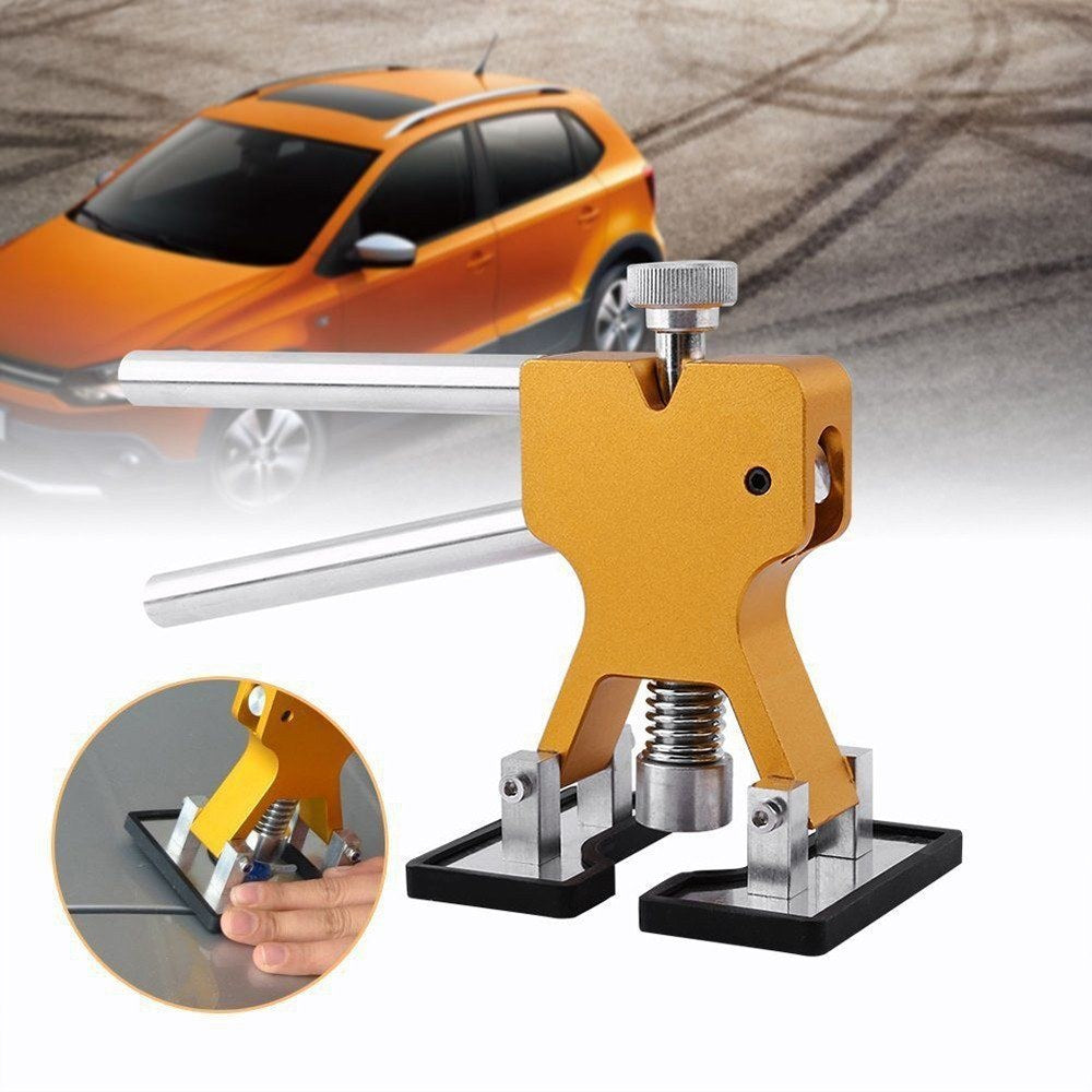 Paintless Dent Repair Tool Sets Adjustable Dent Lifter Repair Tool Kits - Gold