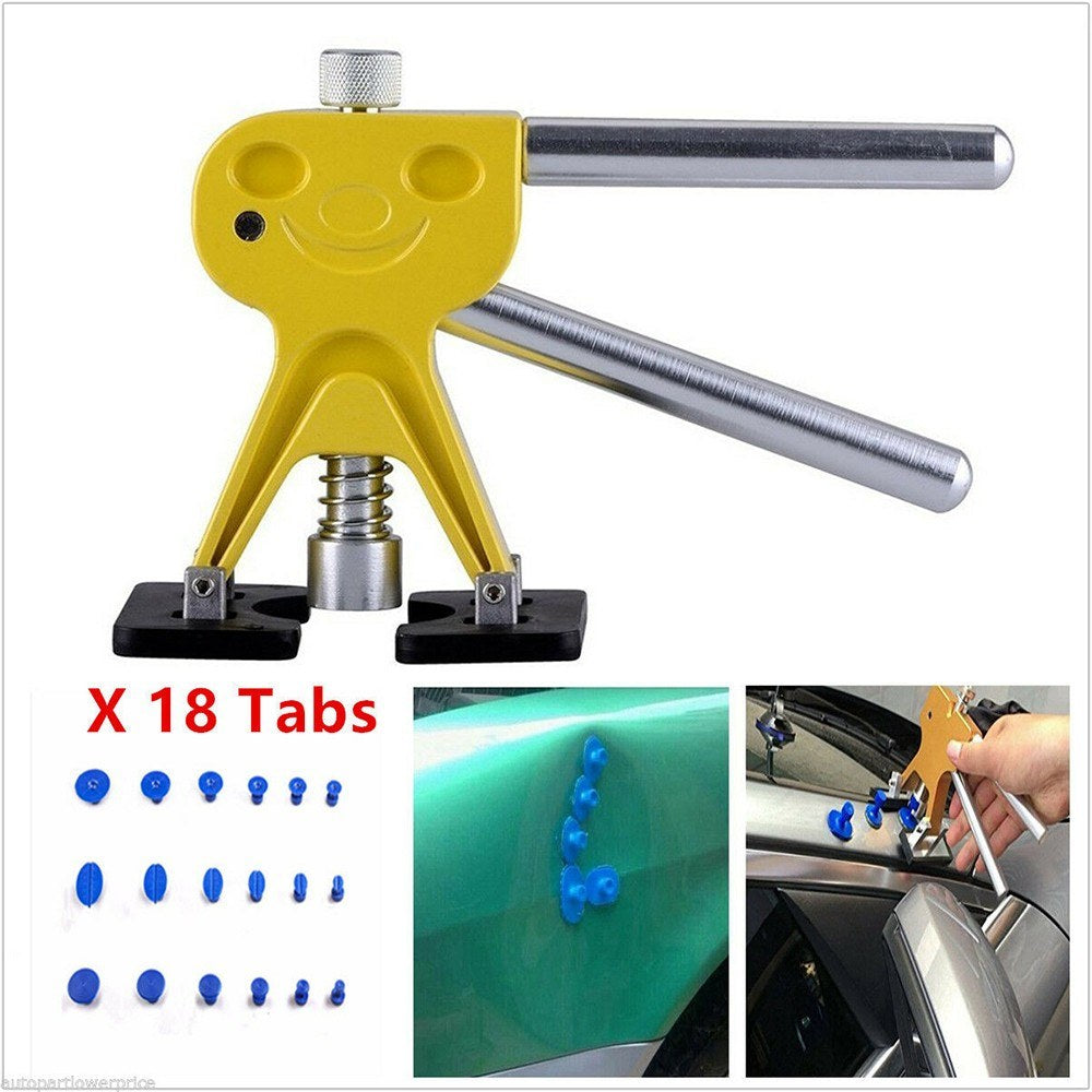 Paintless Dent Repair Tool Sets Adjustable Dent Lifter Repair Tool Kits - Gold