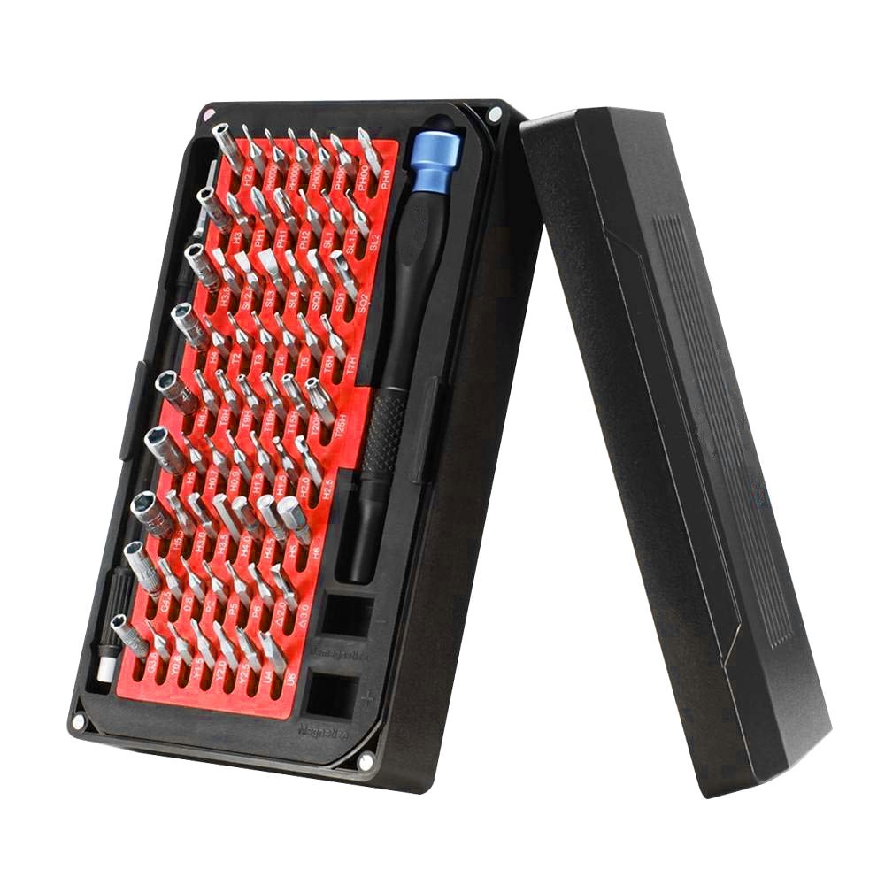 Mechanic Screwdriver Set 76PCS Partial Repair Set Torx Safety Pentalobe JIS Tri-point for Tablet PC Camera