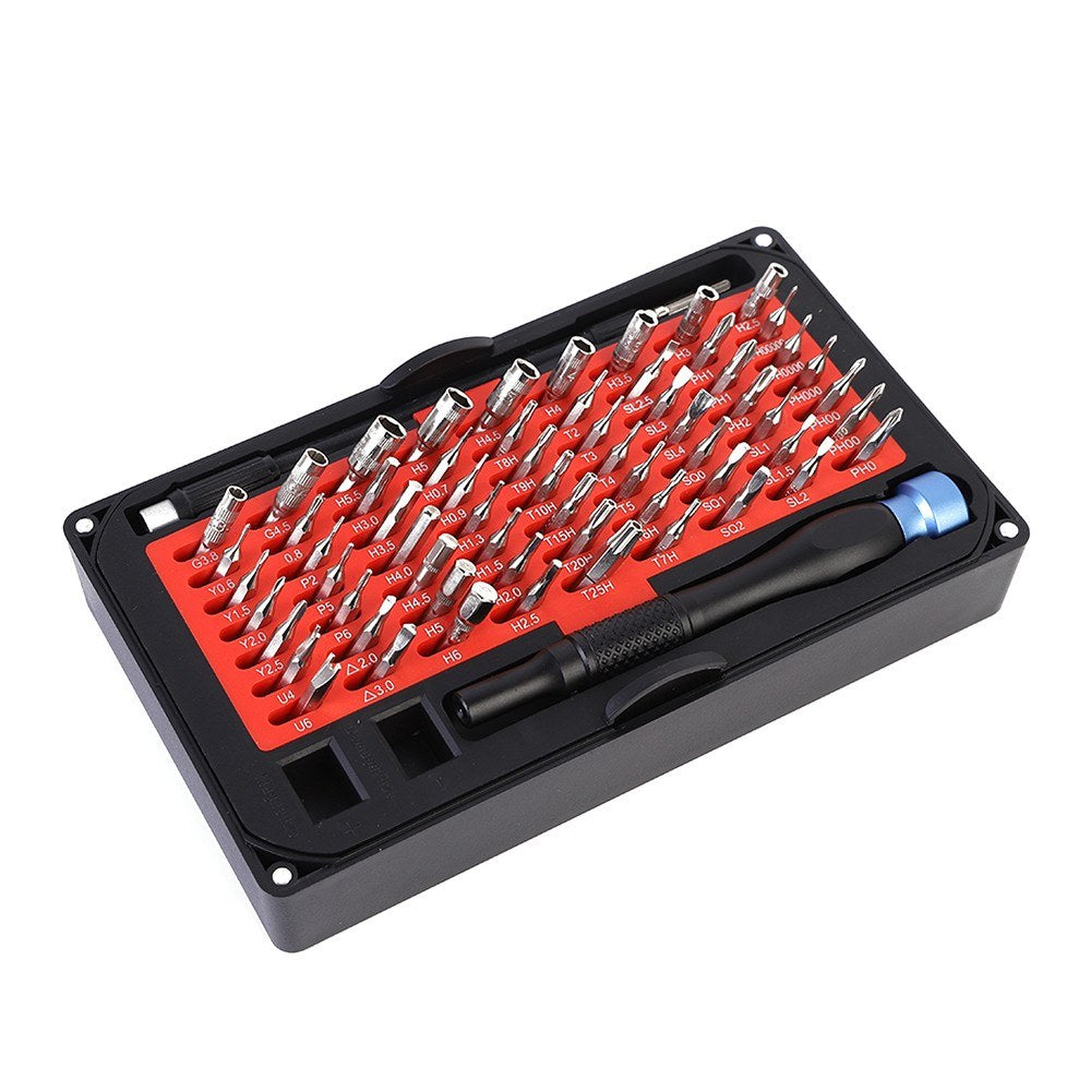 Mechanic Screwdriver Set 76PCS Partial Repair Set Torx Safety Pentalobe JIS Tri-point for Tablet PC Camera
