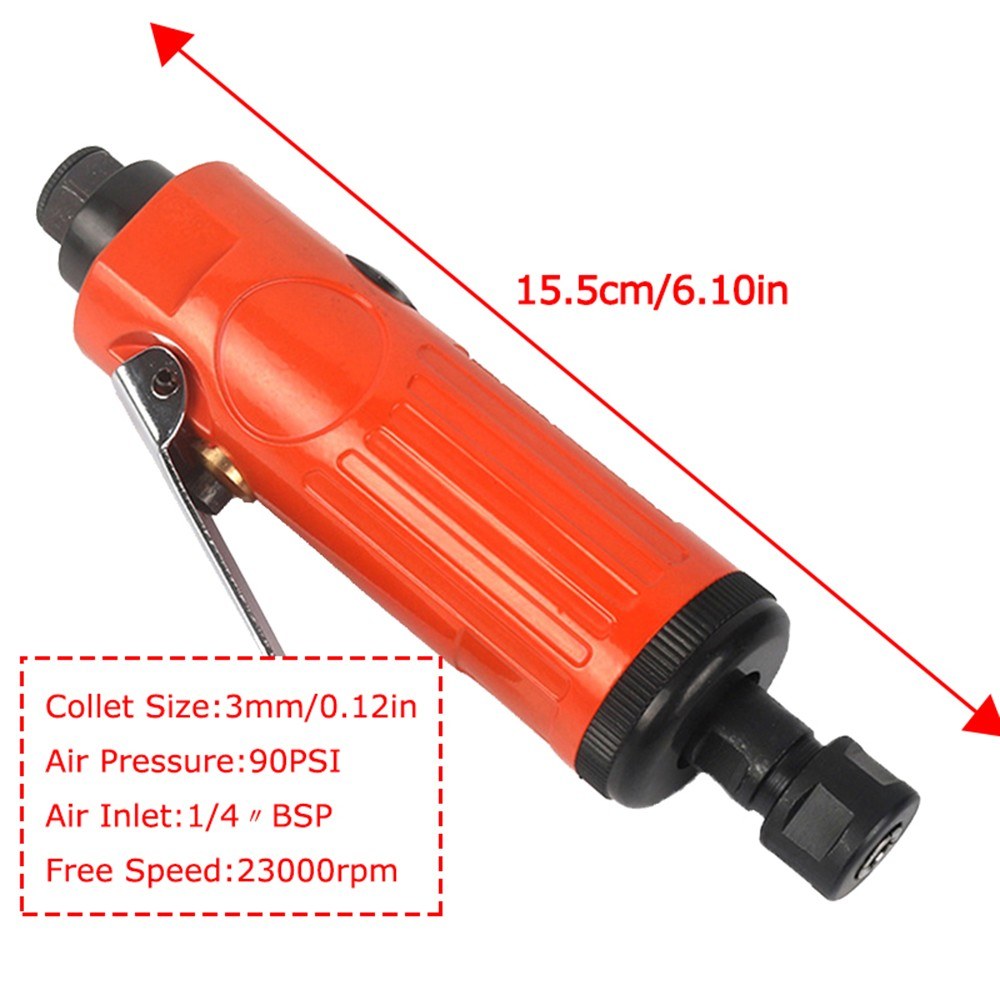 Air Compressor Die Grinder 23000rpm Grinding Polish Stone Kit Air Grinder Mill Engraving Tools Kits - Red