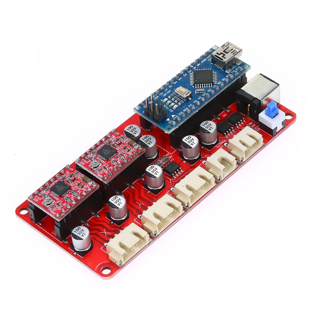 12V DIY Woodworking Laser Engraver Durable Control Board Driver Controller Board for CNC Engraving Machine