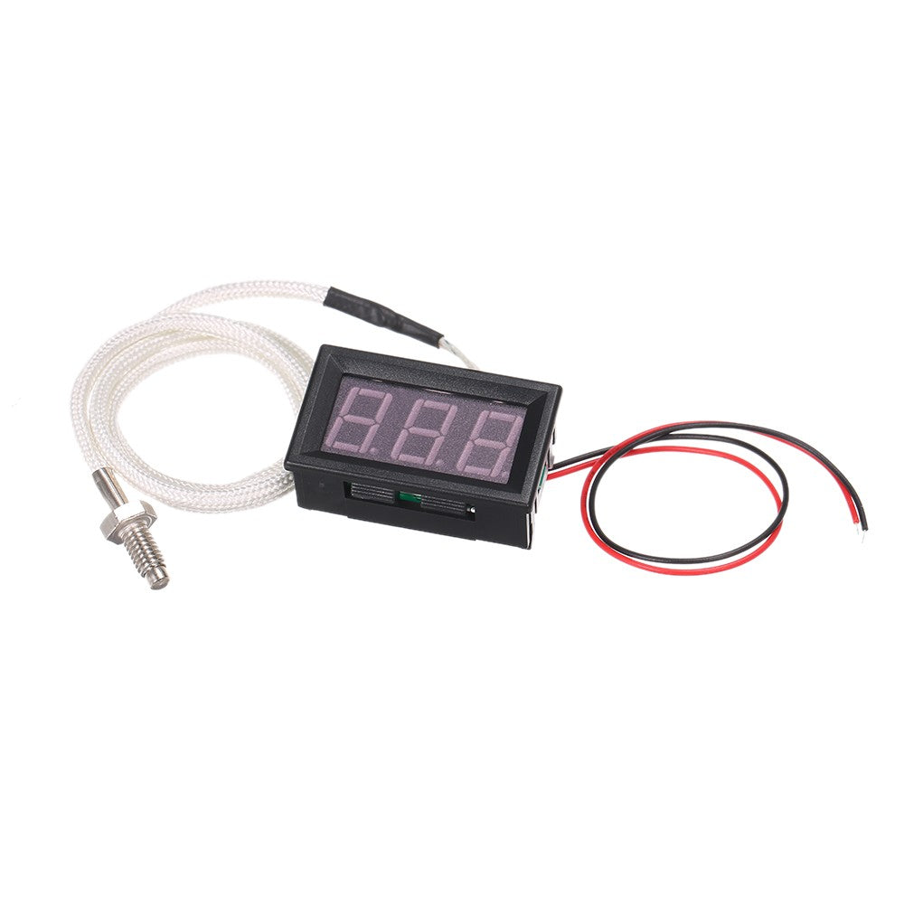 XH-B310 Industrial Digital Thermometer 12V Temperature Meter K-type M6 Thermocouple Tester - Blue