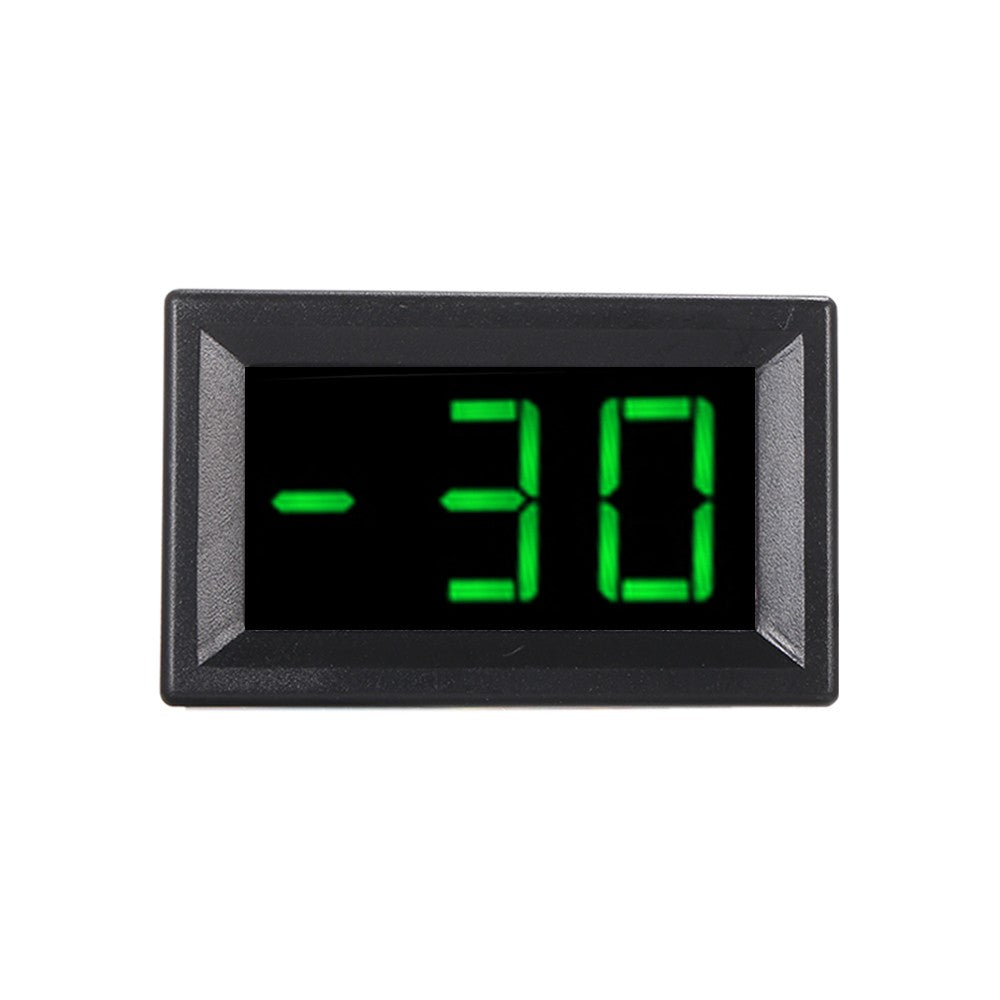 XH-B310 Industrial Digital Thermometer 12V Temperature Meter K-type M6 Thermocouple Tester - Green