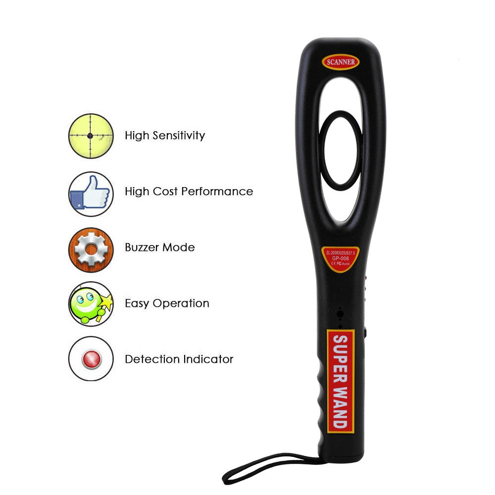 GP-008 High Performance Handheld Metal Detector Mobile Secure Instrument