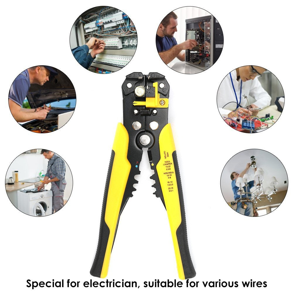 Stripping tool Kit Multifunctional Cable Wire Stripper Wire Cutter Crimping Pliers Stripping Tool Crimping Tool