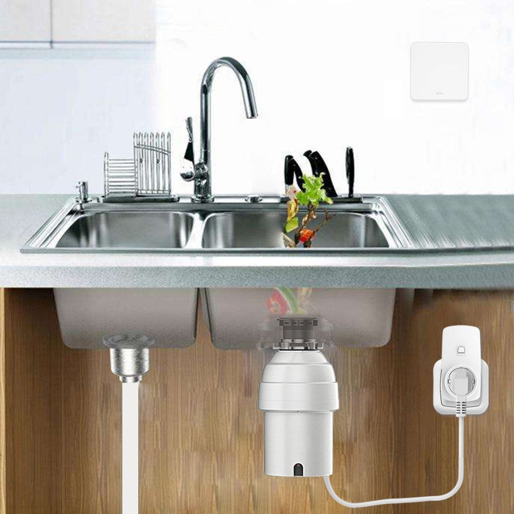 Food Waste Disposers Garbage Disposal Wireless Switch Remote Control Socket Replace Air Switch Plug - EU Plug