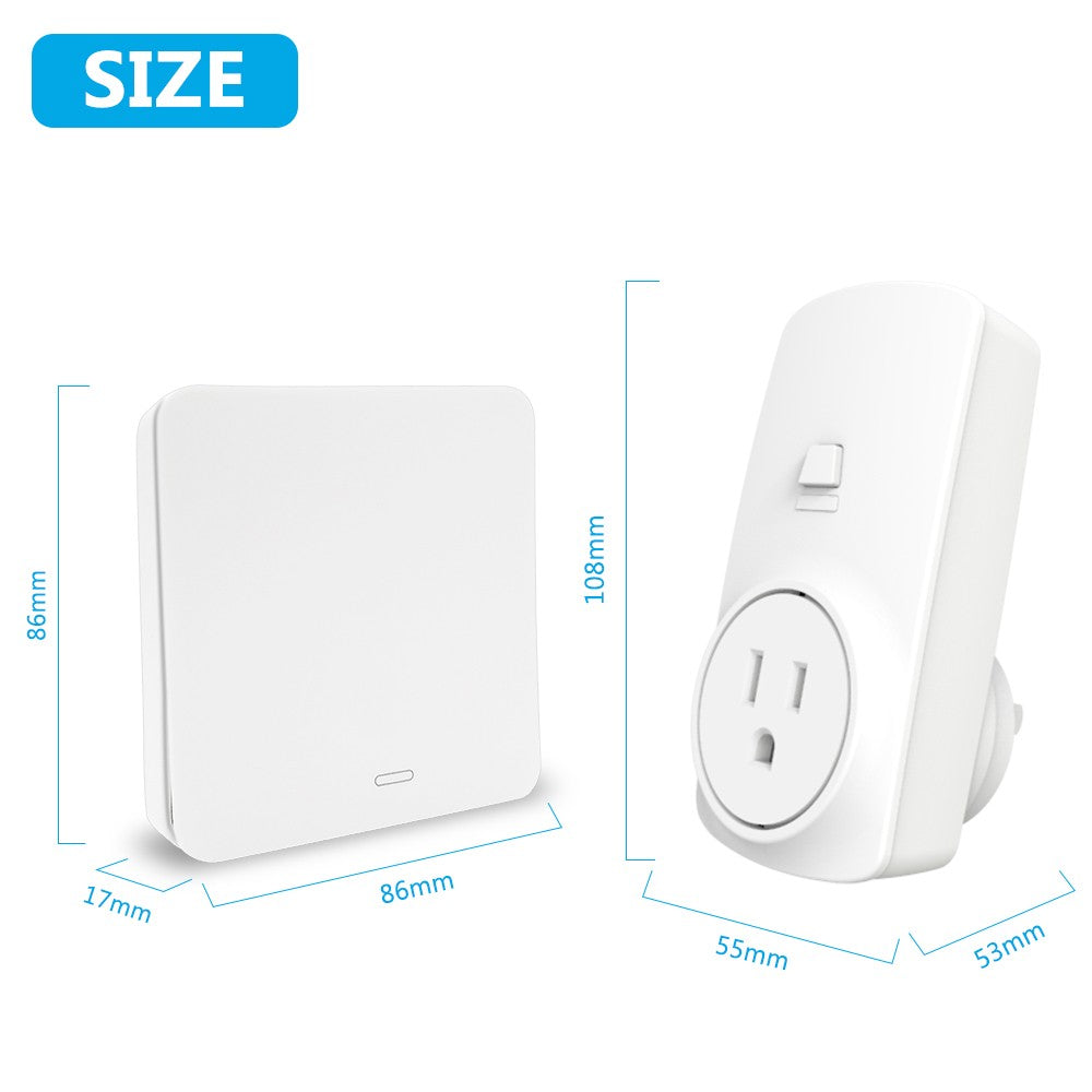 Food Waste Disposers Garbage Disposal Wireless Switch Remote Control Socket Replace Air Switch Plug - EU Plug