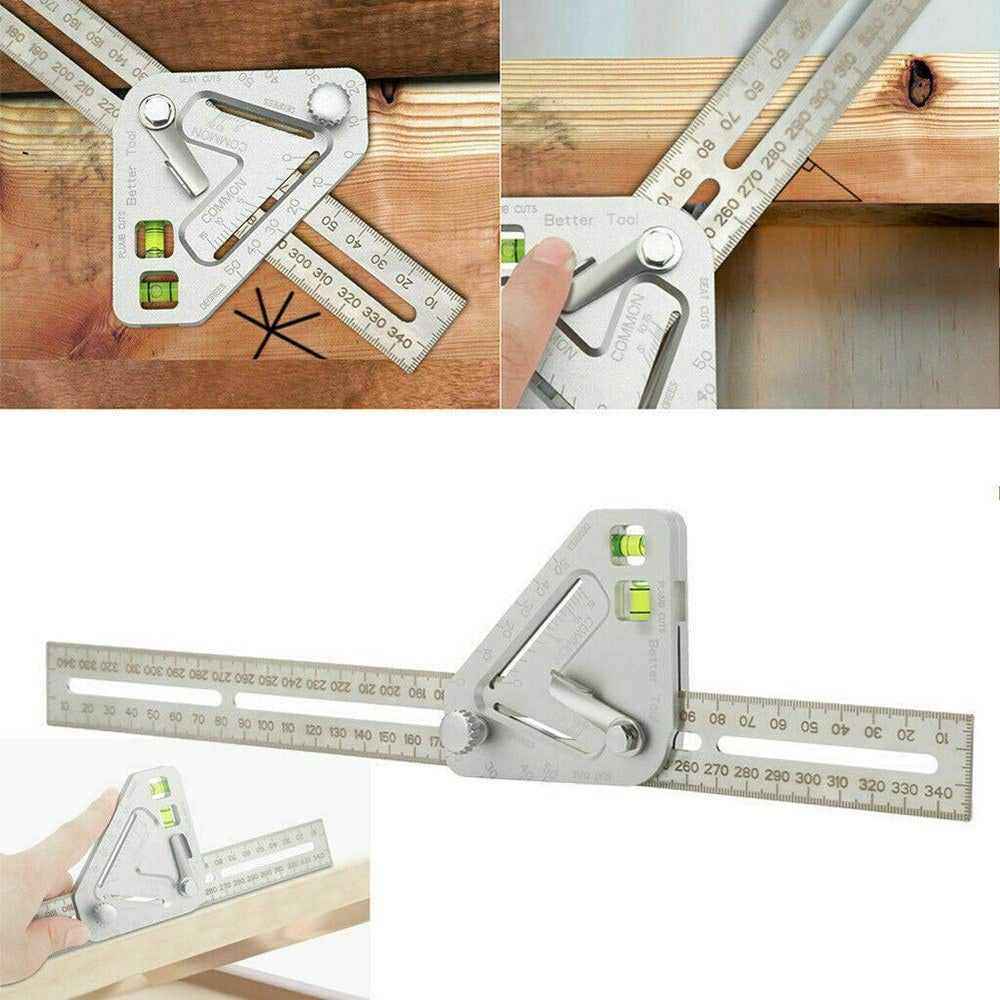 Multifunctional Woodworking Triangle Ruler Angle Ruler Revolutionary Carpentry Measuring Tool