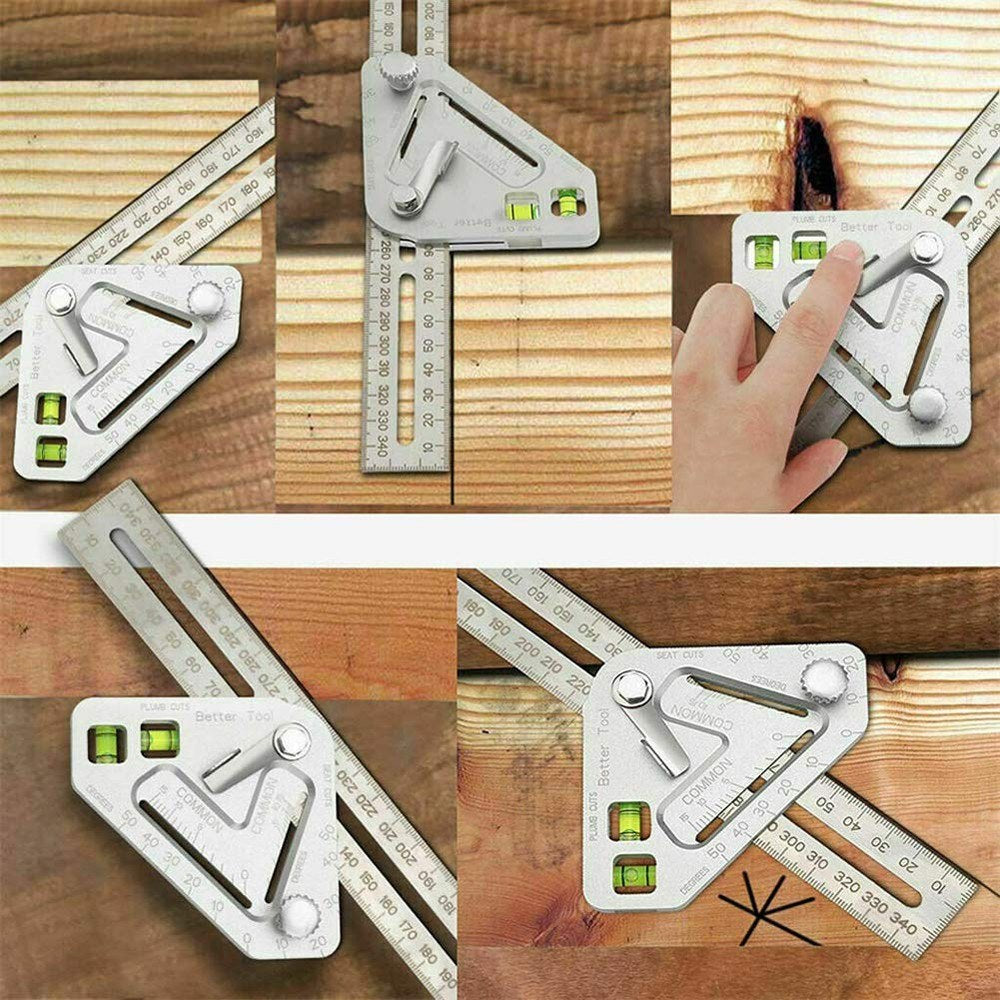 Multifunctional Woodworking Triangle Ruler Angle Ruler Revolutionary Carpentry Measuring Tool