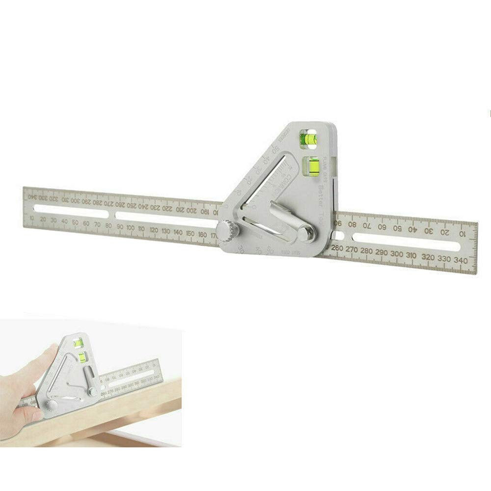 Multifunctional Woodworking Triangle Ruler Angle Ruler Revolutionary Carpentry Measuring Tool