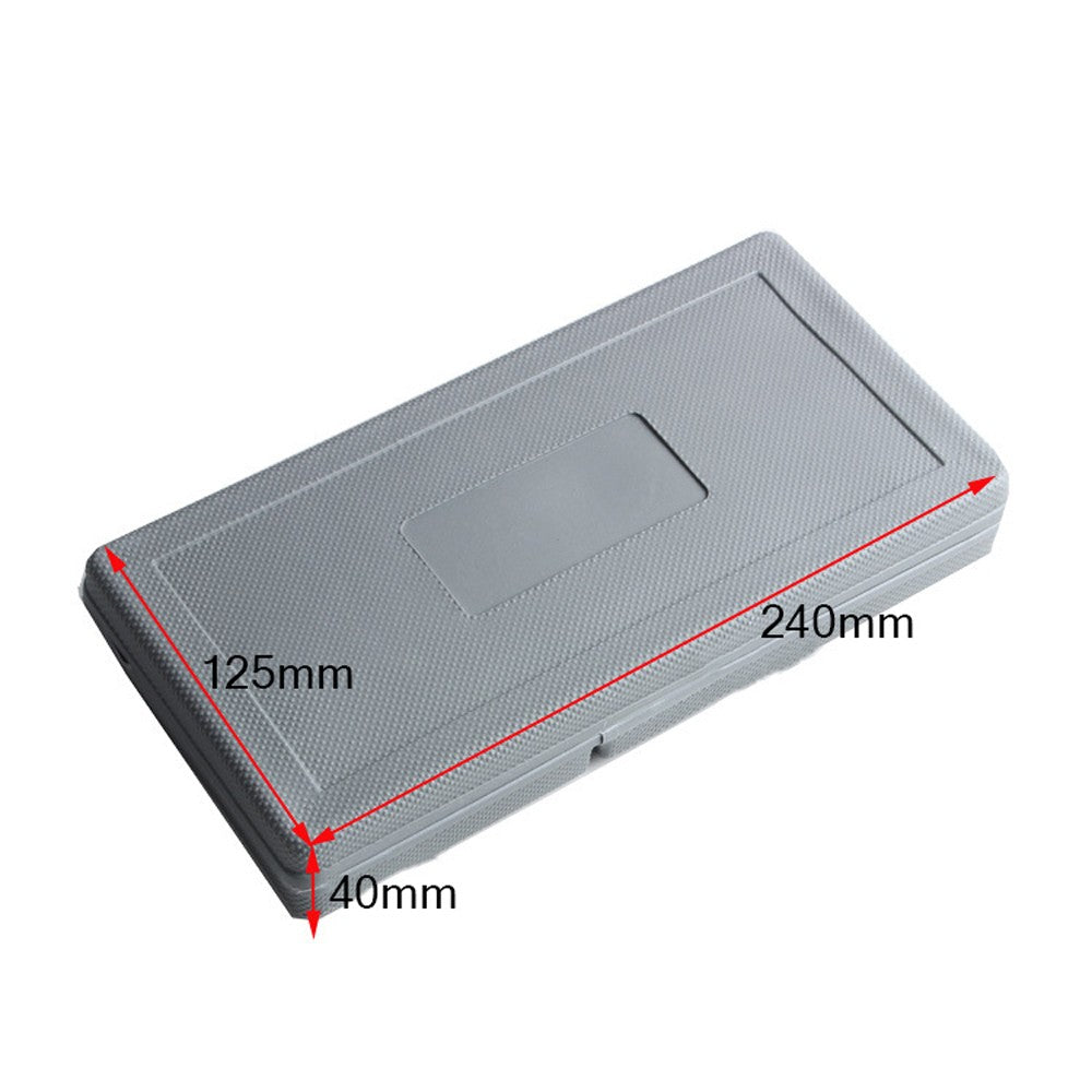 40pcs Car Automobile Motorcycle Repairing Maintenance Tool Set Wrench Socket Kit Hand Tools - Grey/Silver