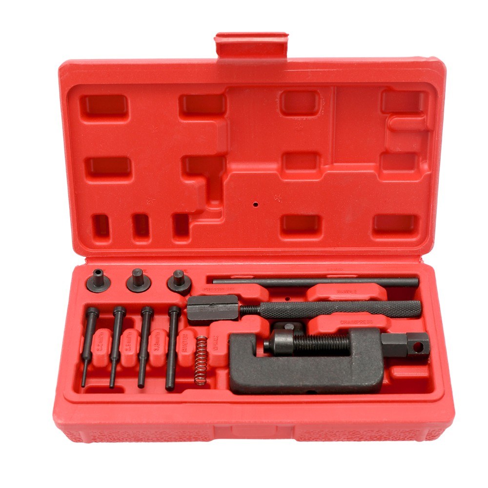 Motorcycle Bike Chain Breaker Splitter Link Riveter Tool Set