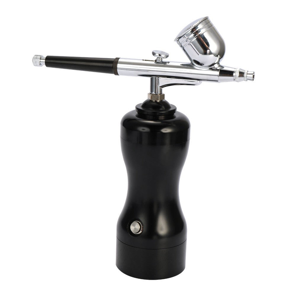 Mini Portable Beautiful Airbrush Set Small Spray Pump Pen Set Air Compressor Kit for Art Painting Tattoo Craft - Black Spray Pump