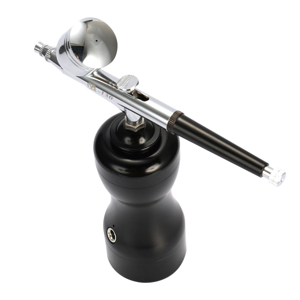 Mini Portable Beautiful Airbrush Set Small Spray Pump Pen Set Air Compressor Kit for Art Painting Tattoo Craft - Black Spray Pump