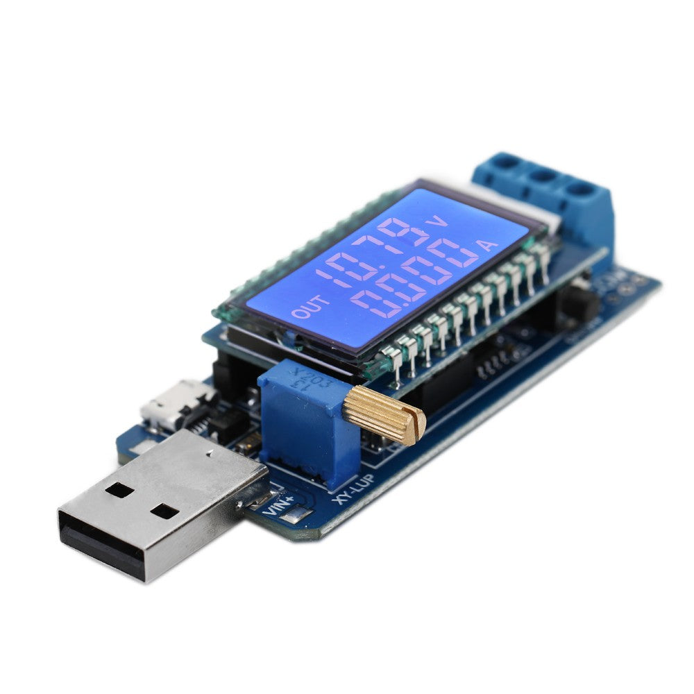 LCD Screen USB Step UP/Down Power Module Voltmeter Ammeter Battery Capacity Tester