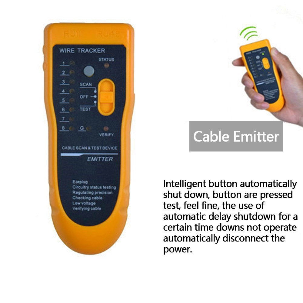 JW-360 Wire Tracker Cable Tester Line Finder Telephone Wire Tool Kit