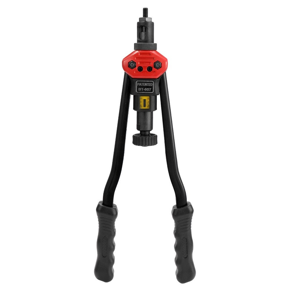 16in Labor-saving Hand Riveter BT-607 Manual Rivet Machine 400mm Riveting Tools with Nut Dies M-3 M-4 M-5 M-6 M-8 M-10 M-12