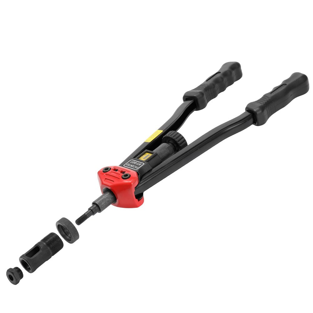 16in Labor-saving Hand Riveter BT-607 Manual Rivet Machine 400mm Riveting Tools with Nut Dies M-3 M-4 M-5 M-6 M-8 M-10 M-12