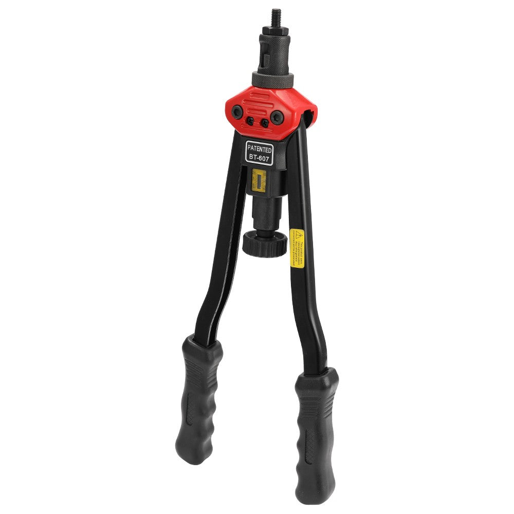 16in Labor-saving Hand Riveter BT-607 Manual Rivet Machine 400mm Riveting Tools with Nut Dies M-3 M-4 M-5 M-6 M-8 M-10 M-12