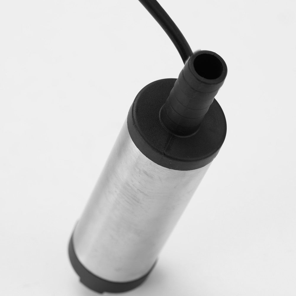 DC 12V Electric Submersible Pump Stainless Steel Submersible Pumps for Water Oil Kerosene 12 L/min Refueling Tool