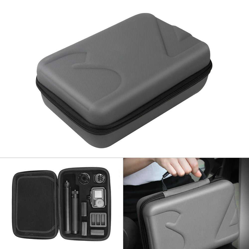 Portable Scratch-proof Carrying Case Bag Box with Zipper for OSMO Action Camera and Accessories - Standard Carrying Case
