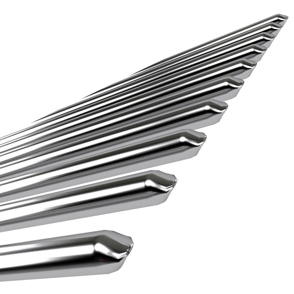 Low-Temperature Light Portable Aluminum Welding Wire Flux Cored 2mm*500mm Al-Mg Soldering Rod No Need Solder Powder - 10 Pcs