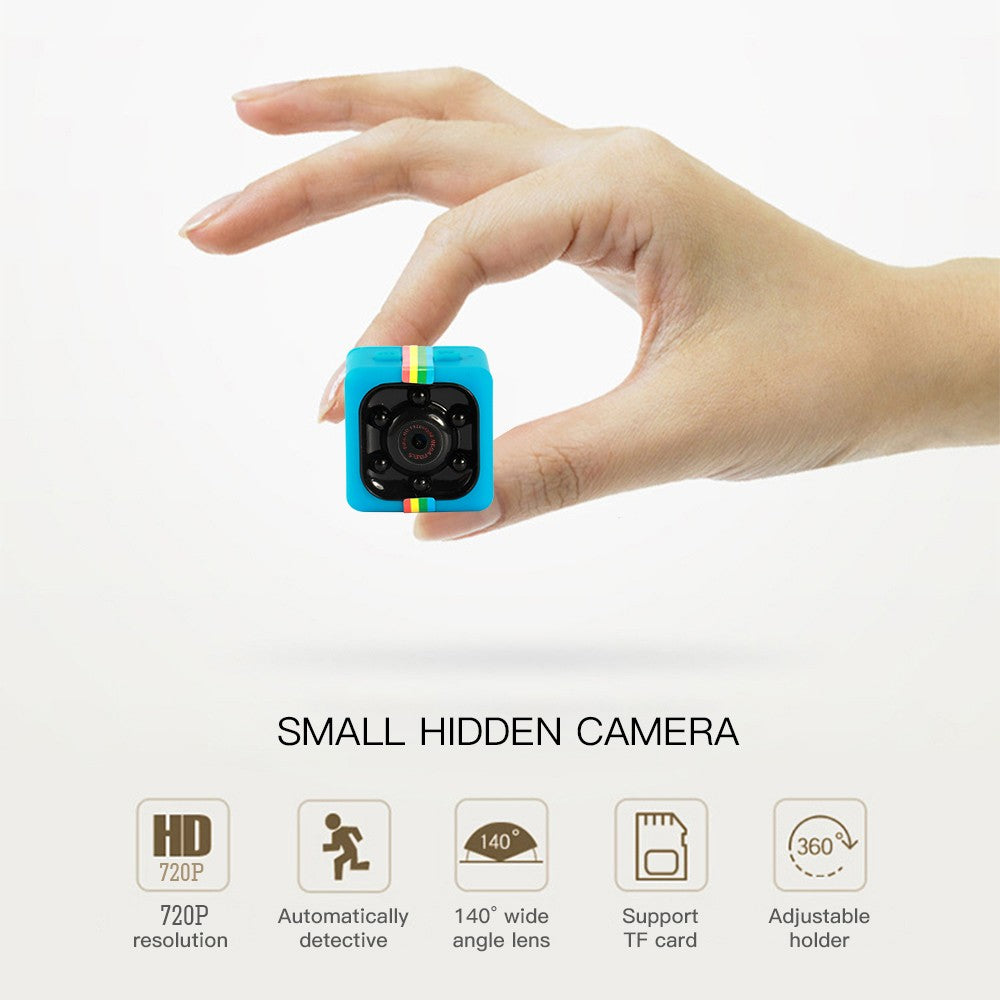 SQ11 720P Sport DV Mini Infrared Camera Car DV Digital Video Recorder - Black