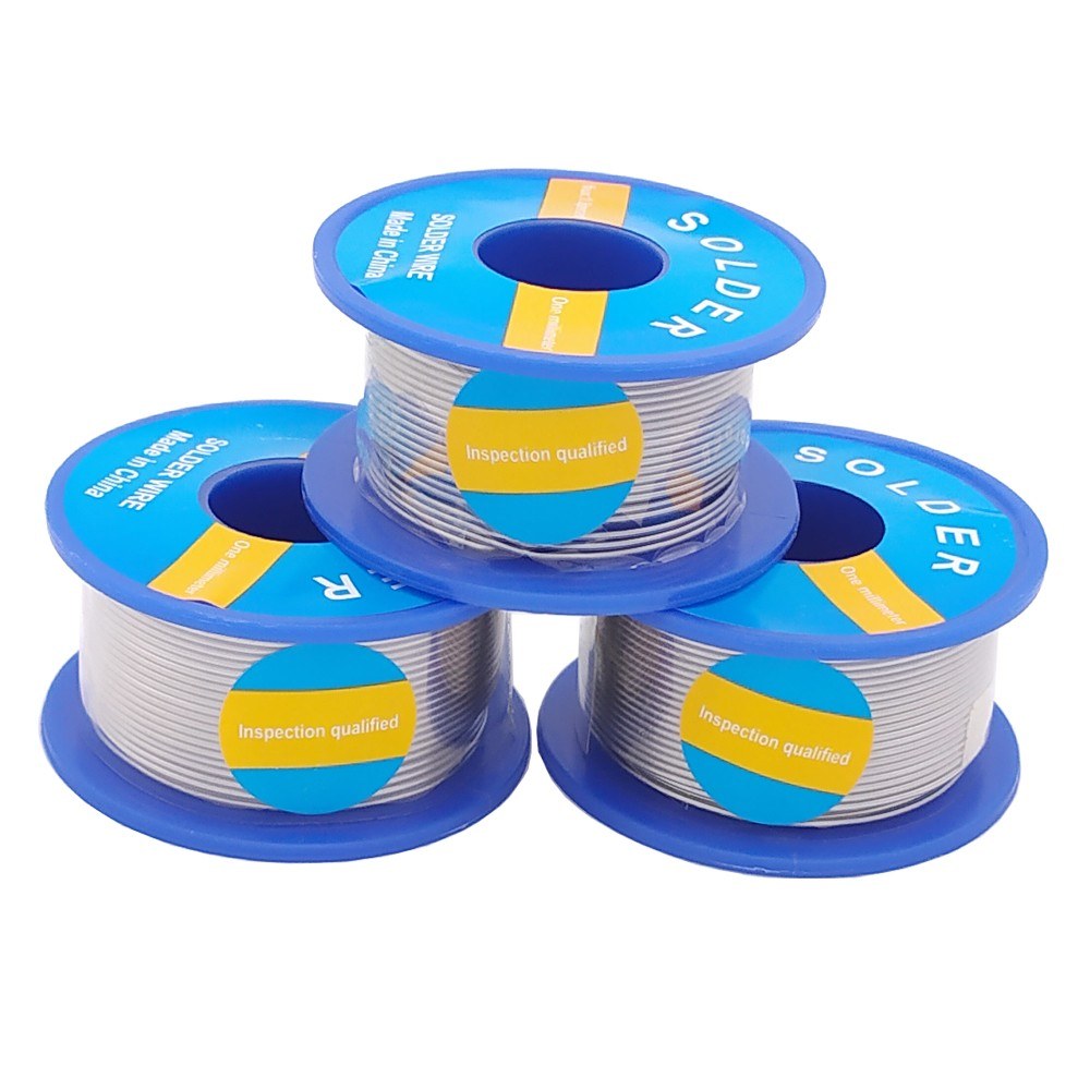 60/40 Tin Lead Solder Wire with Rosin for Electrical Soldering - 1.0mm x 150g