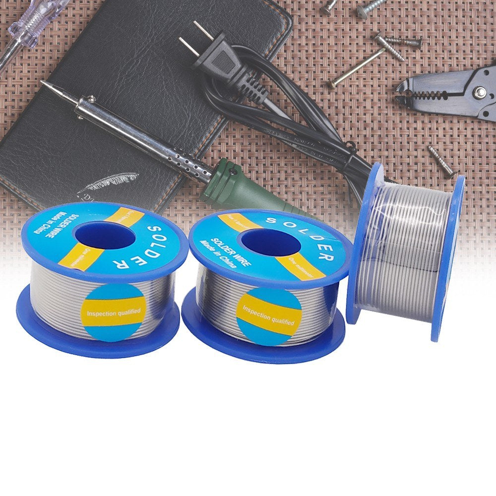 60/40 Tin Lead Solder Wire with Rosin for Electrical Soldering - 1.0mm x 150g