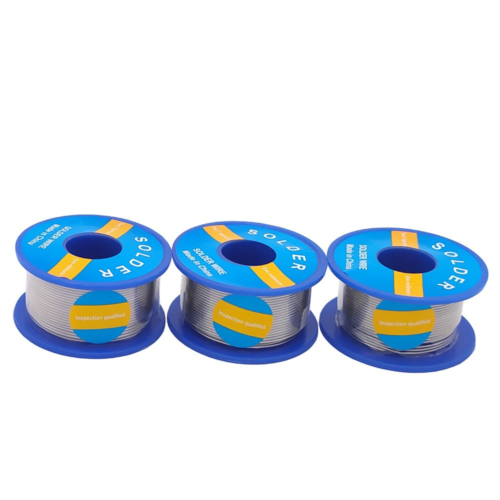 60/40 Tin Lead Solder Wire with Rosin for Electrical Soldering - 1.0mm x 50g
