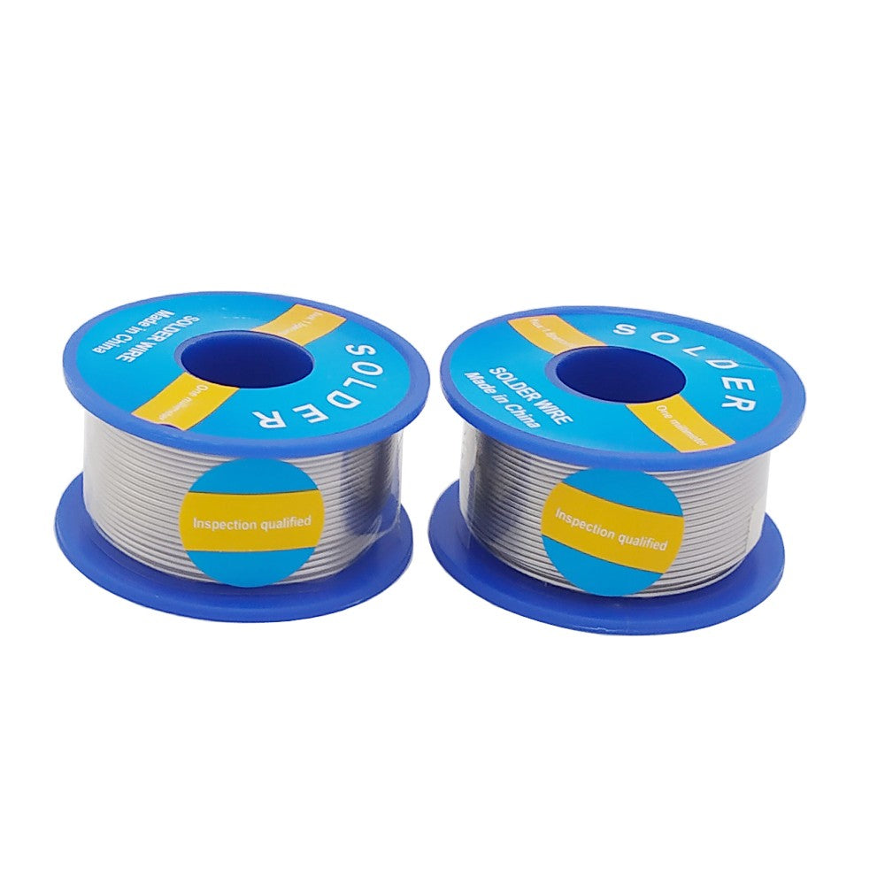 60/40 Tin Lead Solder Wire with Rosin for Electrical Soldering - 1.0mm x 50g