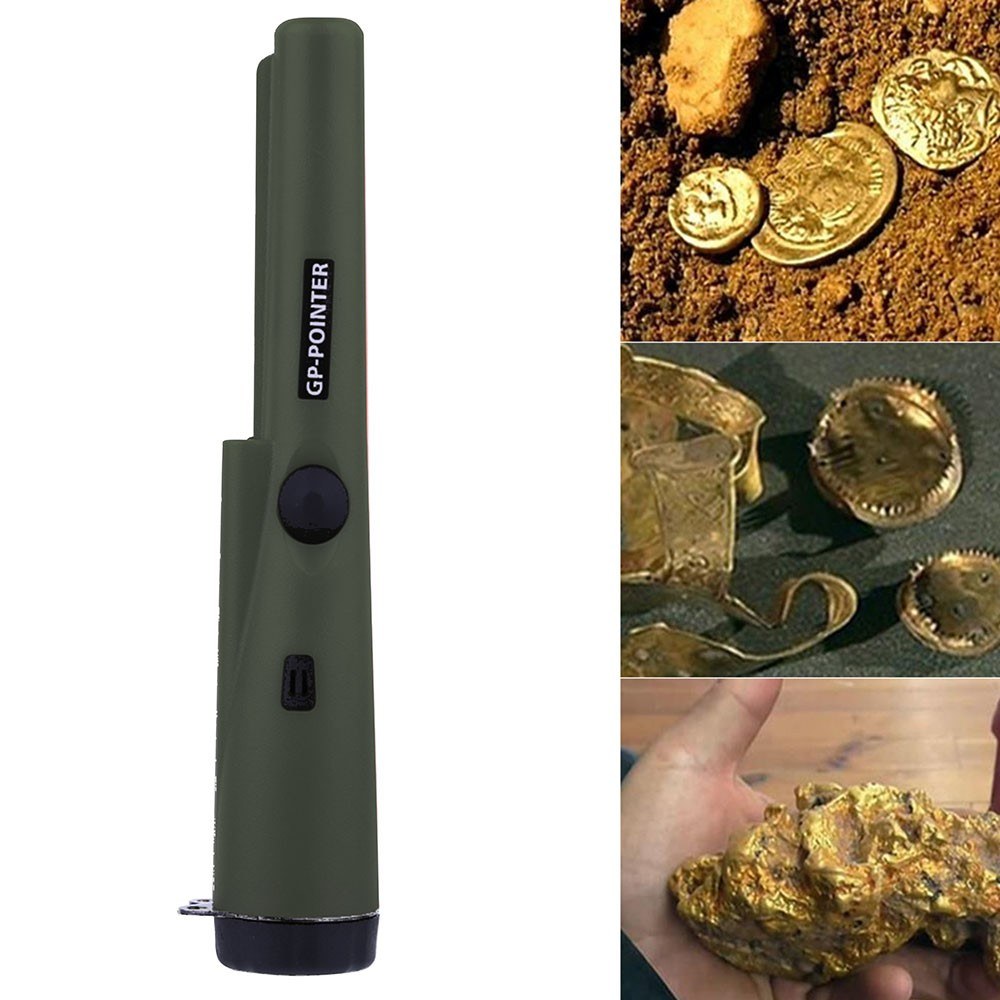 High Sensitivity Metal Detector Pin Pointer GP-PointerS GP360 All Metal Gold Finder Tool - Green