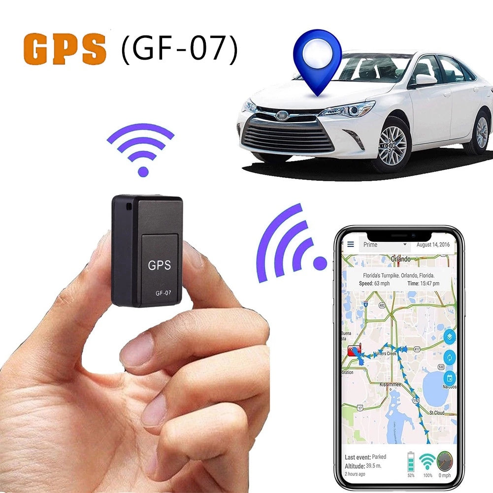 GF-07 Mini GPS Miniature Tracker Locator Positioning Remote Control Voice-activated Callback Recording Device (Base station positioning error within 2KM)