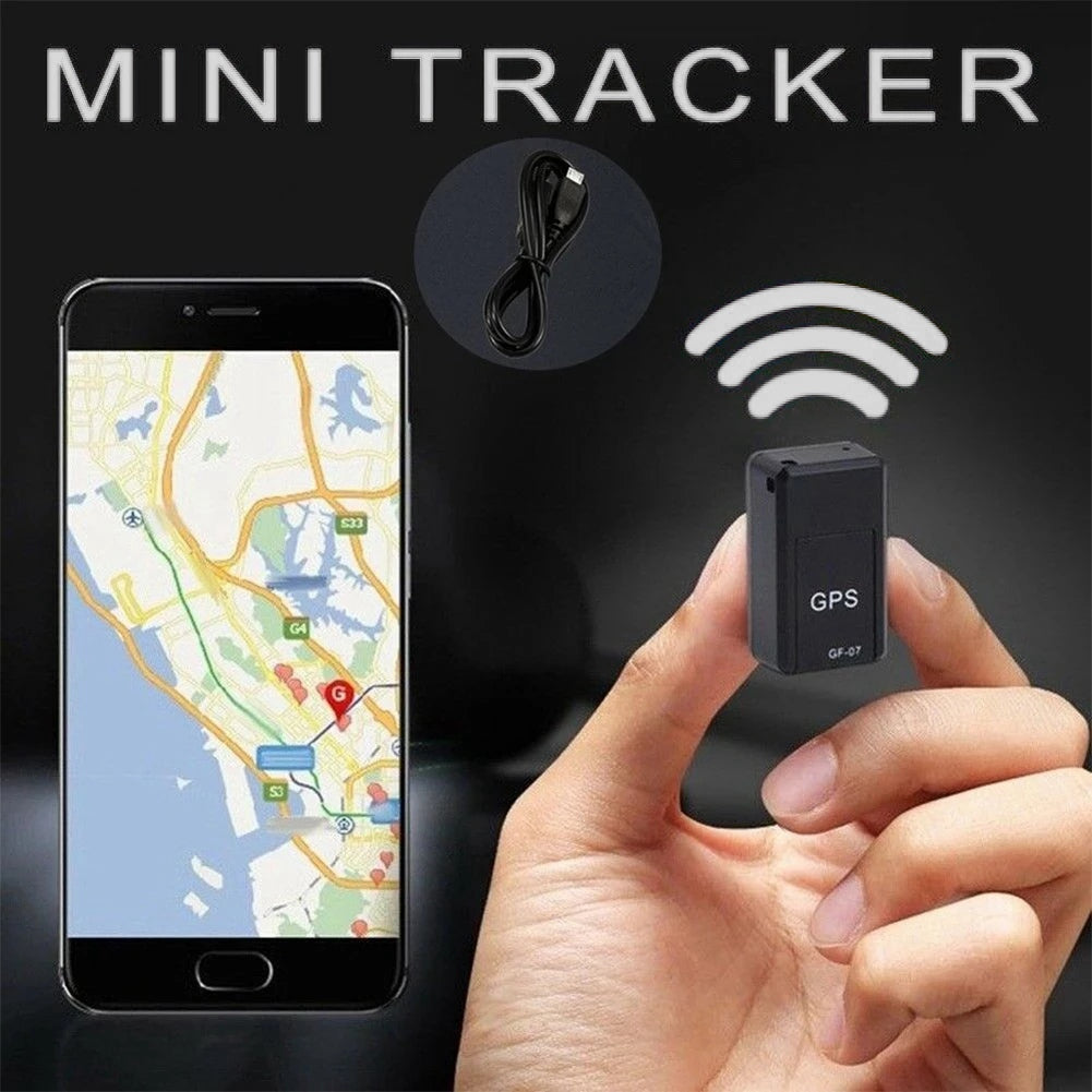GF-07 Mini GPS Miniature Tracker Locator Positioning Remote Control Voice-activated Callback Recording Device (Base station positioning error within 2KM)