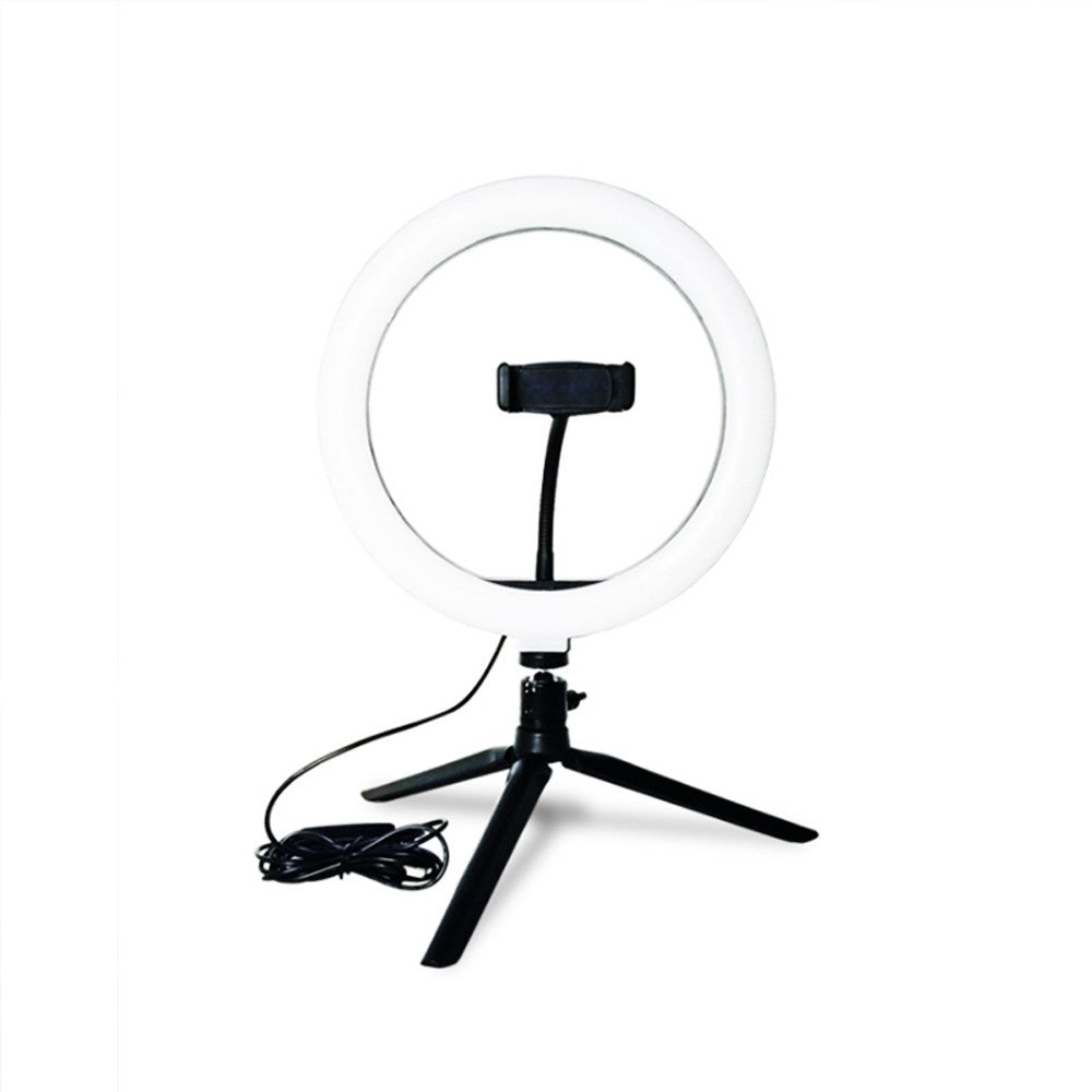 LED Ring Light Tripod Stand Studio Photo Video Live Broadcast Dimmable Fill Light