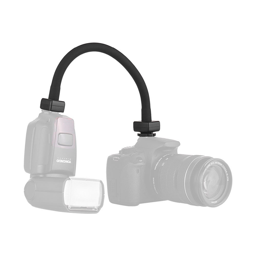 Flexible E-TTL Hot Shoe Extension Shelf Rod Flash Light Speedlite Bracket for Canon EOS DSLR Cameras