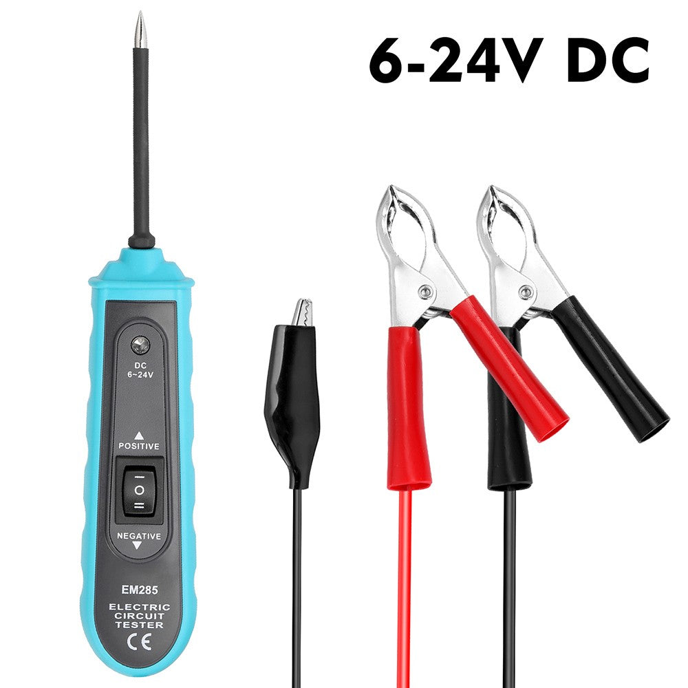 EM285 6-24V DC Automotive Electric Circuit Tester Car Electrical System Diagnostics Test Tool