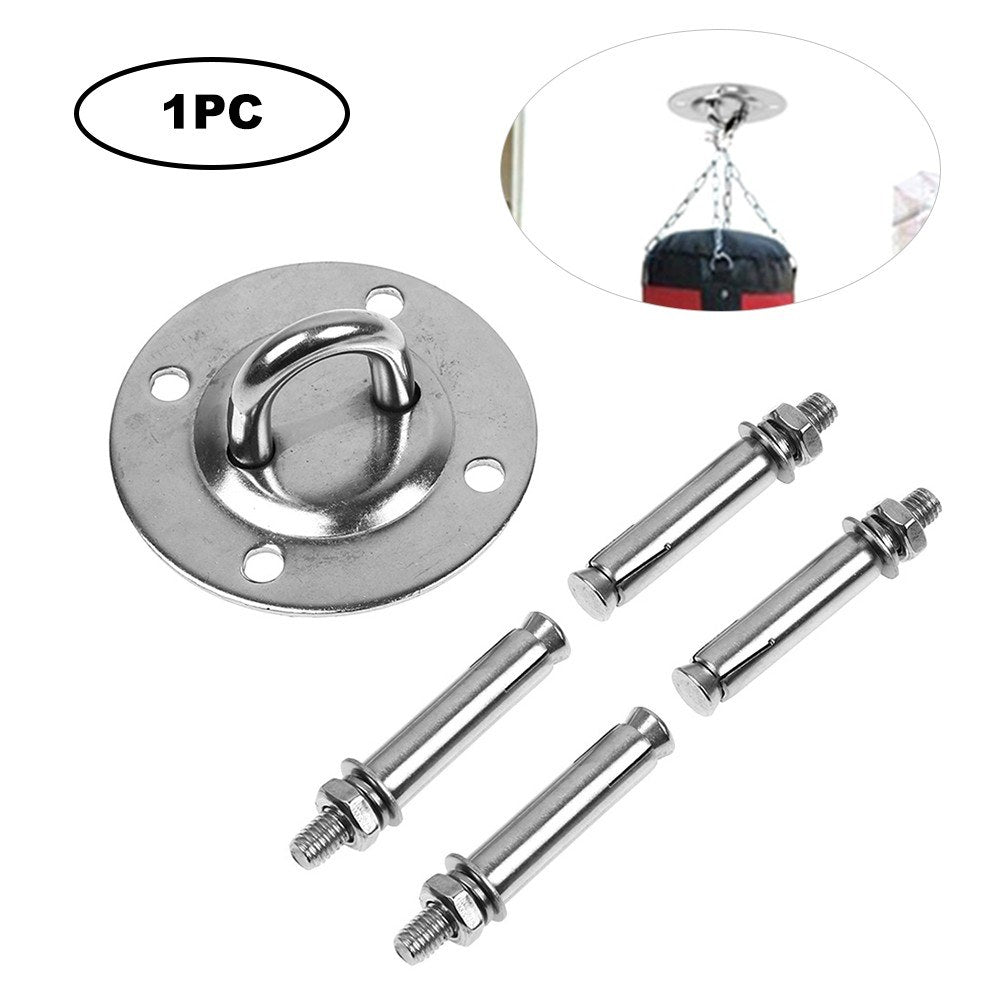 Hammock Sandbag Hanging Kit Anchor Point U-Shaped Hook Stainless Multi-Purpose Heavy Duty Fixed Disc for Swing