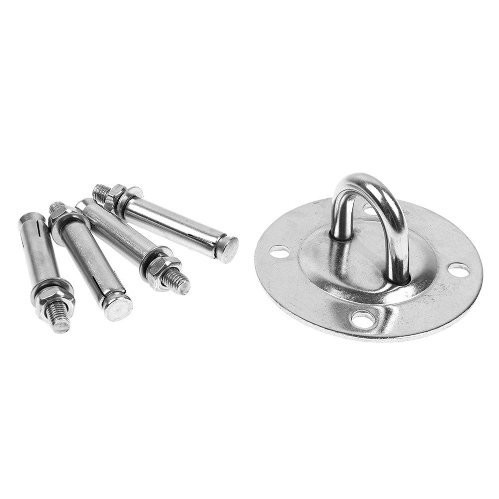 Hammock Sandbag Hanging Kit Anchor Point U-Shaped Hook Stainless Multi-Purpose Heavy Duty Fixed Disc for Swing