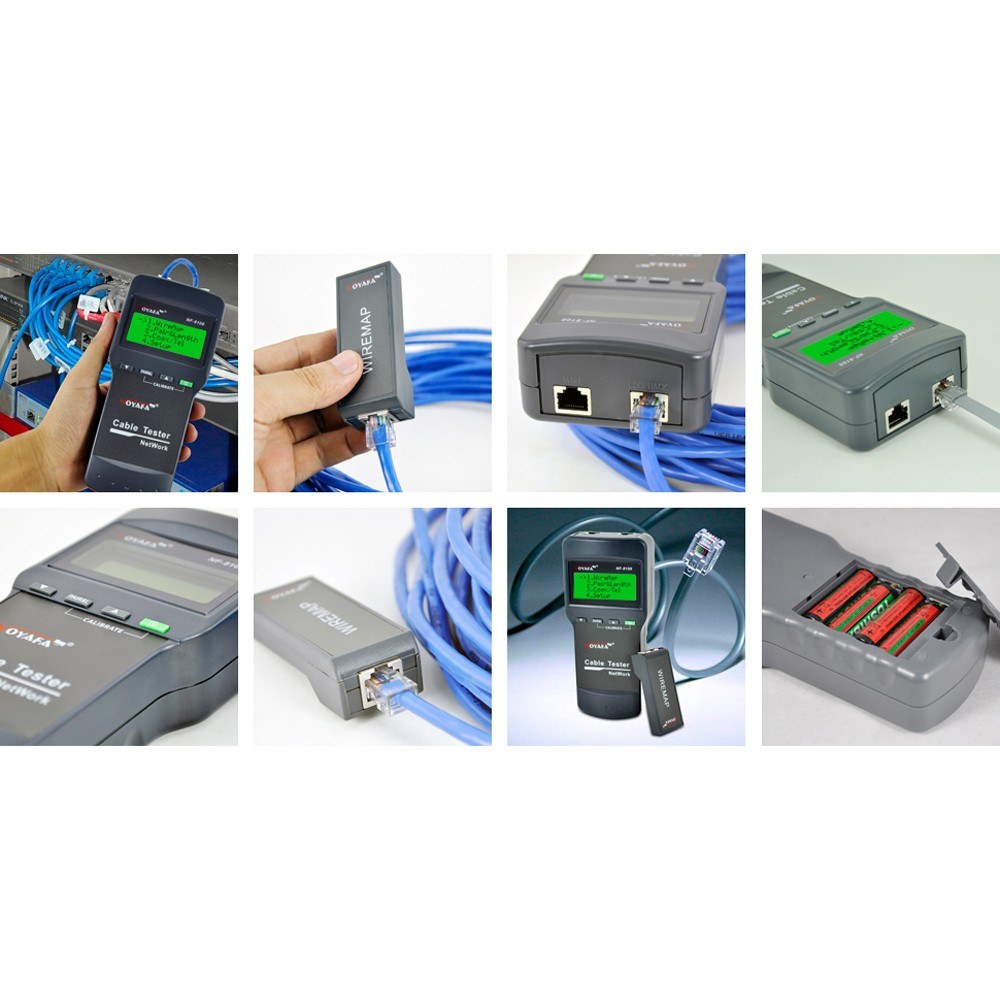 NF-8108 RJ45 Cable Length Measurement Tool RJ45 Lan Tester Cable Tracker Redes Network Tools